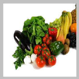 фрукты и овощи в новогоднем меню